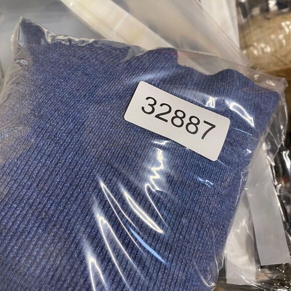 Loft Sweater Pullover Women M Medium Blue Knit Cowl Neck Long Sleeve Casual - Picture 7 of 7